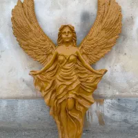 مجسمه فرشته دیواری