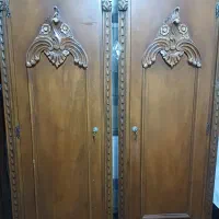 وسایل چوبی و تشک دو نفره پنبه ای