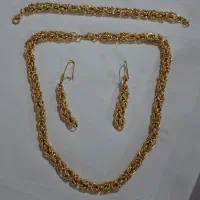 گردنبند دستبند گوشواره شانل طرح طلا|بدلیجات|مشهد, شهرک مهر آباد|دیوار