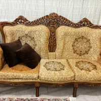 مبل سلطنتی ۹ نفره|مبلمان خانگی و میز عسلی|خوی, |دیوار