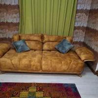 کاناپه تخت شو ۲عدد در حد آکبند(زیرقیمت)|مبلمان خانگی و میز عسلی|تهران, گلستان (شهرک راه آهن)|دیوار