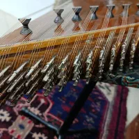 سنتور بامهر شاهین جدیدی همراه میز سنتور|سازهای سنتی|زاهدان, |دیوار