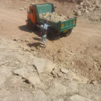 حمل ماسه سنگ شن شسته مخلوط نخاله و خاک برداریری