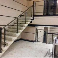 نرده راه پله. استیل.آلومینیوم.چوب|خدمات پیشه و مهارت|شیراز, میانرود|دیوار