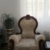 مبل سلطنتی ۷ نفره،همراه نهار خوری ۸نفره وکاور|مبلمان خانگی و میز عسلی|آستانه اشرفیه, |دیوار