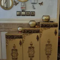 پرده ، ساعت ایستاده ، جاکفشی