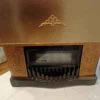 بخاری طرح شومینه  وفرش 12 متری  طرح برجسته