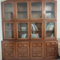 کتابخانه  بوفه   چوب راش سفارشی|کتابخانه، شلف، قفسه‌های دیواری|تهران, شهران جنوبی|دیوار