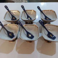 بستنی خوری چینی سرمه‌ای