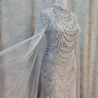 لباس مجلسی فول سنگدوزی شده نو نو