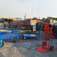 تولیدی گاری چهار چرخ دستی حمل باربر ی (بارکش دستی)