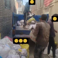حمل خاک و نخاله در سراسر مشهد
