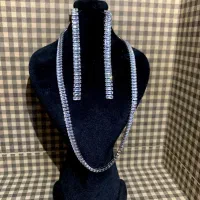 ست گردنبند و گوشواره و انگشتر تنیسی