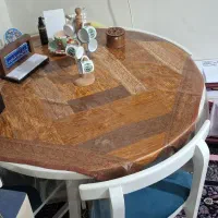 میزناهار خوری و مبل ( پاف ) کمجا. کارکرده
