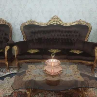 مبلمان استیل طبی سلطنتی تمام چوب راش|مبلمان خانگی و میز عسلی|شهرکرد, |دیوار