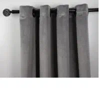 حراج جفت پرده مخمل کالیفرنیا طوسی|حراج|دماوند, گیلاوند|دیوار