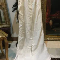 کت و شلوار لینن بگ لنین سفید زنانه کژوال دخترانه