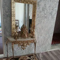 آینه شعمدان و ساعت برنز