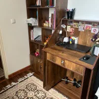 کتابخانه و میز کامپیوتر میز تحریر یا کانتر|میز تحریر و کامپیوتر|تهران, علم و صنعت|دیوار