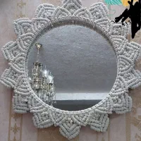 آینه مکرومه قطر ۳۰ سانت