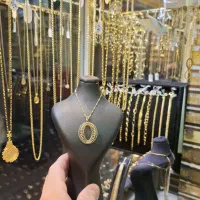 زنجیر و پلاک المنتی بدون اجرت ومالیات فقط با ۶درصد|جواهرات|رشت, فلسطین|دیوار