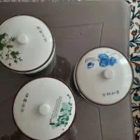 سه عدد کاسه در دار سوپ خوری ژاپنی بفروش میرسد