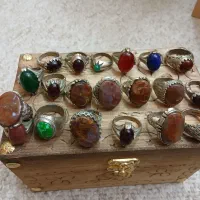 فروش ویژه انگشتر با نگین معدنی|جواهرات|شاهرود, |دیوار