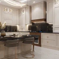 طراحی اشپزخانه با تری دی مکس