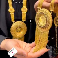 گردنبند اماراتی نقره النگوفیوژن نقره