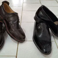 کفش های مجلسی مشکی سایز ۳۷ ، قهوه ای سایز ۳۵