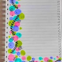 دفتر نقاشی شده