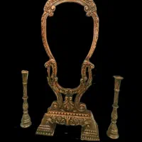 قاب آینه چوبی از تولید به مصرف|کتابخانه، شلف، قفسه‌های دیواری|مشکین‌دشت, |دیوار