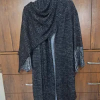 مانتو بافت شال دار