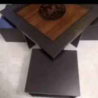 دو دست میز جلو مبلی و گل میز ام دی اف|مبلمان خانگی و میز عسلی|شیراز, شهرک فرزانگان|دیوار