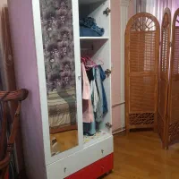 تخت و کمد نوجوان شرکتی با تشک طبی نو.۱۸۰سانتی|تخت و سرویس خواب|قزوین, |دیوار