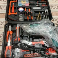 ست جعبه ابزار دریل چکشی باس آکبند ۴ عدد