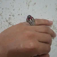 انگشتر نقره یاقوت