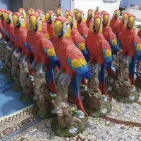 فروش مجسمه طوطی رزین مقطوع