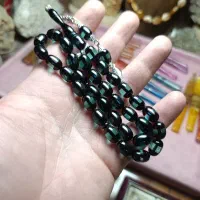 تسبیح سندلوس دورنگ آبی سیاه