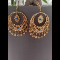یک جفت گوشواره عماراتی با نگین فیروزه|بدلیجات|تهران, ابوذر|دیوار