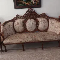 یک سری مبلمان فردی  سلطنتی ست با میز غذا خوری|مبلمان خانگی و میز عسلی|کنگاور, |دیوار
