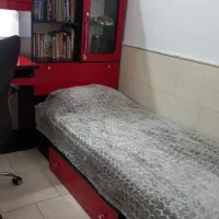 سرویس خواب کودک و نوجوان|تخت و سرویس خواب|سرخه, |دیوار