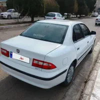 سمند دوگانه سوز کارخانه مدل1400رنگ سفیدموتورef7