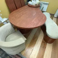 میز ناهار خوری و مبل ۸ نفره