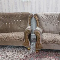 مبلمان هفت نفره و میز عسلی|مبلمان خانگی و میز عسلی|خرم‌آباد, |دیوار