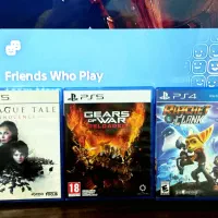 فروش و معاوضه دیسک بازیPS5وRathet.Gear of WarPS4