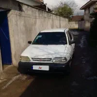 پراید هاچبک مدل ۷۷ سفید کولر دار کره ای|خودرو سواری و وانت|رشت, یخسازی|دیوار