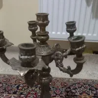 شمعدان قدیمی برنز|کلکسیون اشیاء عتیقه|پردیس, فاز ۱۱|دیوار