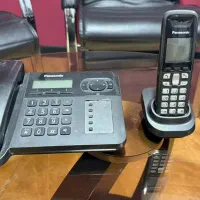 گوشی تلفن پاناسونیک با گوشی بی سیم|تلفن رومیزی|اردستان, |دیوار