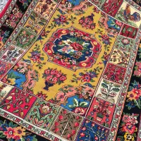 فرش دستباف قالیچه ۳ متری بختیاری رنگ گیاهی|فرش|کرج, برغان|دیوار